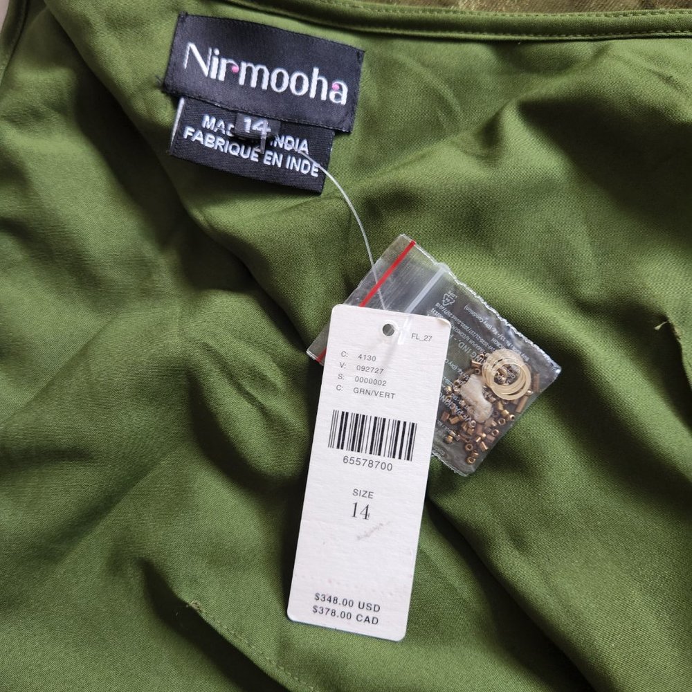 Anthropologie Nirmooha One-Shoulder Velvet Mini Dress - Picture 15 of 16
